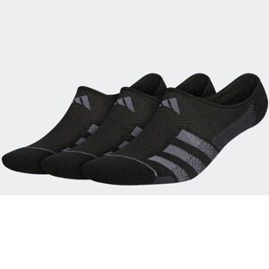 adidas men Superlite Stripe Super-No-Show Socks 3 Pairs
